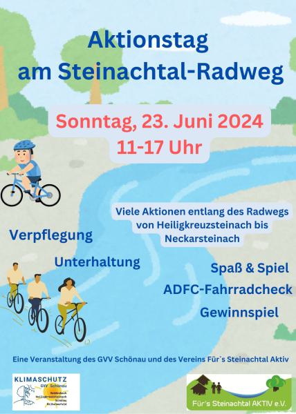 Aktionstag am Steinachtal-Radweg am Sonntag, 23. Juni 2024 11 bis 17 Uhr